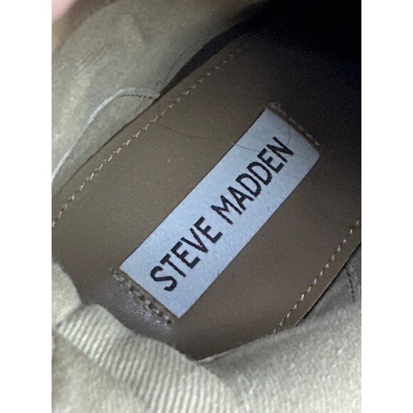 Steve Madden Size 10M Karey Leather Pointed Toe Ankle Boots 4" Heel - Picture 3 of 11